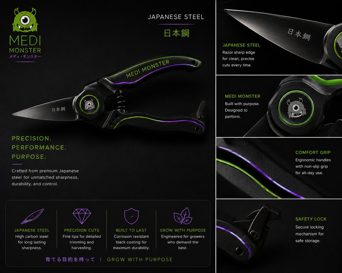 Medi Monster pruning snips